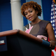 White House Press Secretary Karine Jean-Pierre speaks to reporters during the daily news conference in the Brady Press Briefing Room at the White House on August 09, 2022, in Washington, DC.